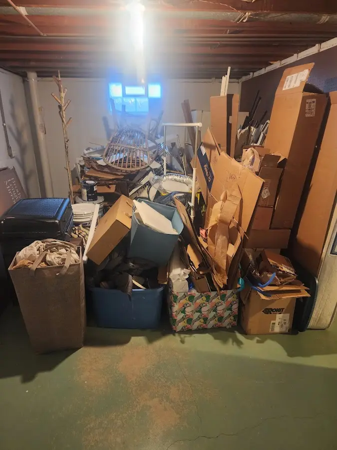 Roll-off dumpster container at job site for Yard Waste Dumpster Rental in Hector